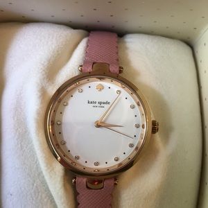 Light pink kate spade watch